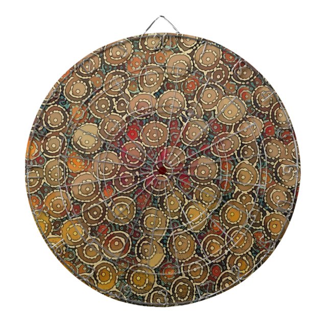 Tabla Dardos Soquete de indígenas em Ochre - O mais exclusivo (Frente)