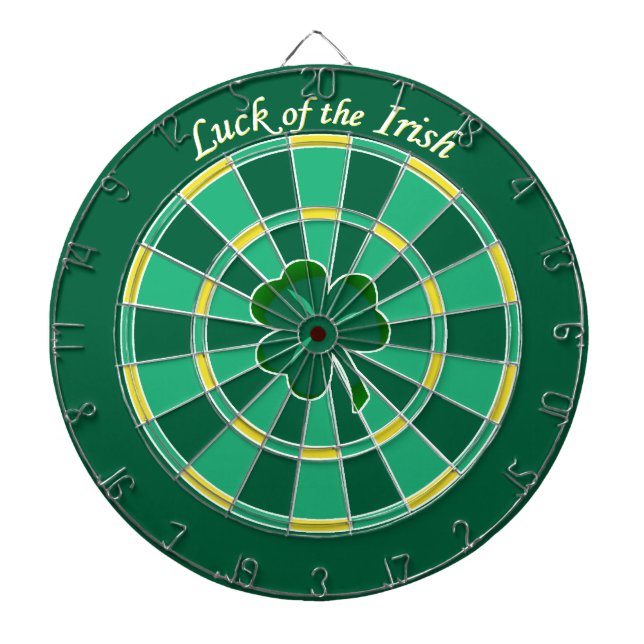 Tabla Dardos Sorte do Dartboard irlandês do trevo (Frente)