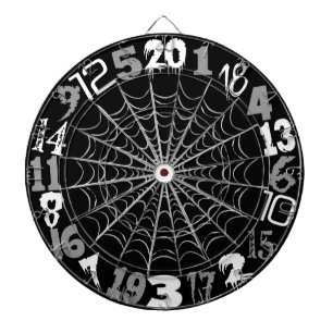 Tabla Dardos Spiderweb assustador o Dia das Bruxas