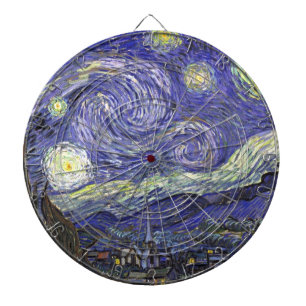 Tabla Dardos Starry Night por Vincent van Gogh