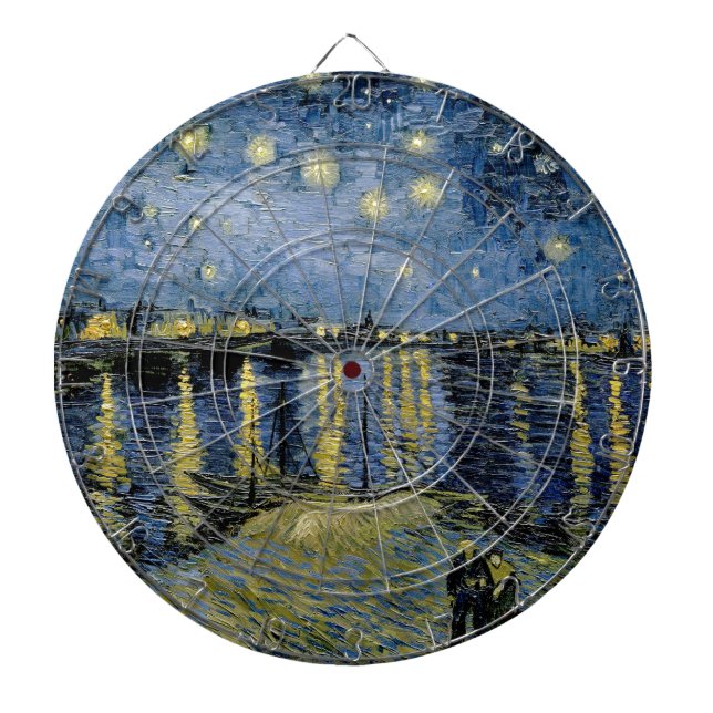 Tabla Dardos Starry Night Vincent van Gogh (Frente)