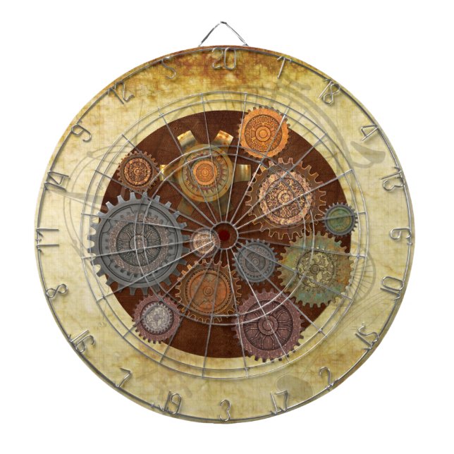 Tabla Dardos Steam Elegance Steampunk (Frente)