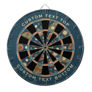 Tabla Dardos Strawberry Paisley Patterley Dart Board