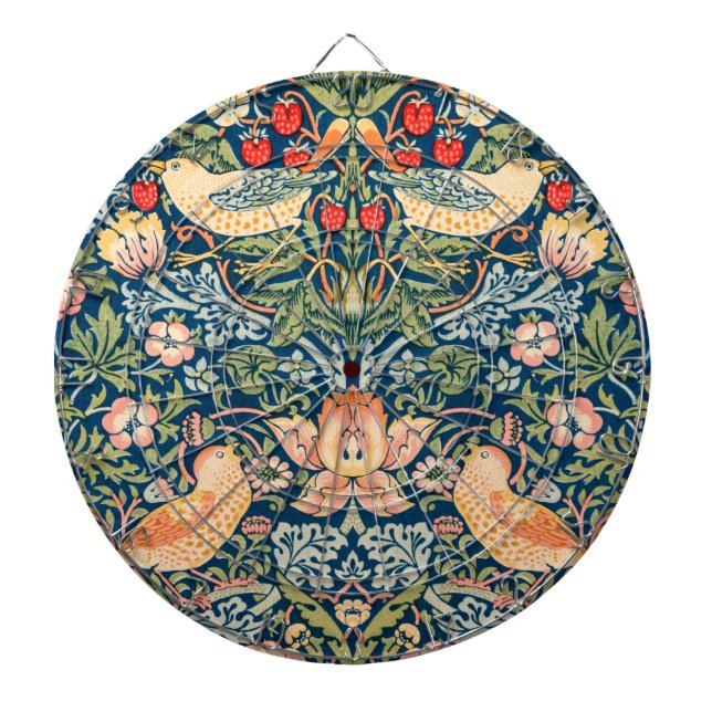 Tabla Dardos Strawberry Thief (por William Morris) (Frente)