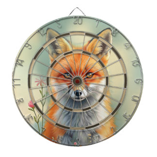 Tabla Dardos Striking Eyes of a Cunning Red Fox Regulation