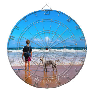 Tabla Dardos Sua placa de dardo fotográfico com oferta personal