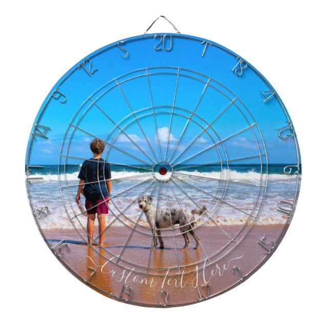 Tabla Dardos Sua placa de dardo fotográfico com oferta personal (Frente)