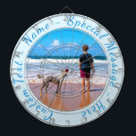 Tabla Dardos Sua placa de dardo fotográfico com texto personali<br><div class="desc">Painéis de texto e fotos personalizados - Faça seu próprio Design - Família personalizada / Amigos / Pets ou Presente de placa pessoal - Adicione sua foto / texto / nome - Redimensionar e mover ou remover elementos / texto com a ferramenta Personalização! Escolha fonte / tamanho / cores! Você...</div>