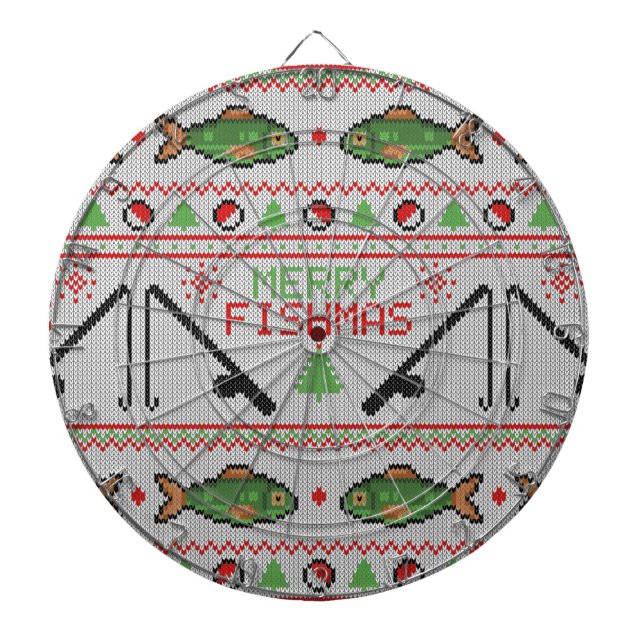 Tabla Dardos Suéter de Natal Feio (Frente)