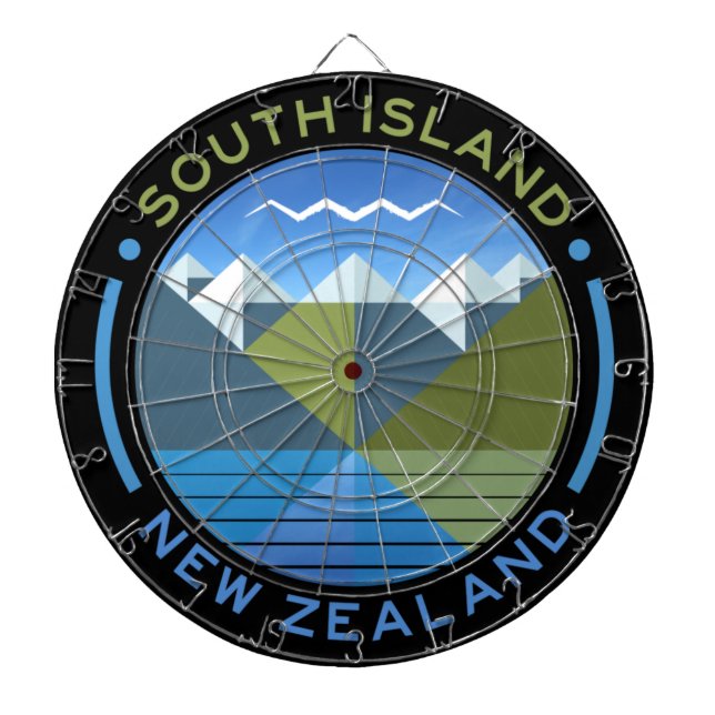 TABLA DARDOS SUL-ILHA NOVA ZEALAND DARTBOARD (Frente)