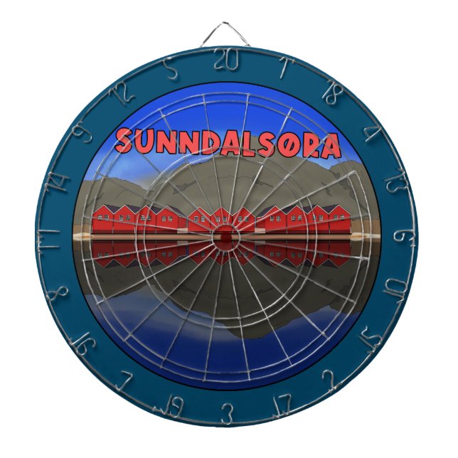 Tabla Dardos Sunndalsøra Noruega (Frente)