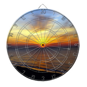Tabla Dardos Sunrise na praia