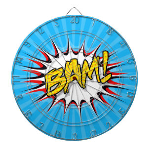 Tabla Dardos Super Hero Clássico Bam! Bolhas de Ação