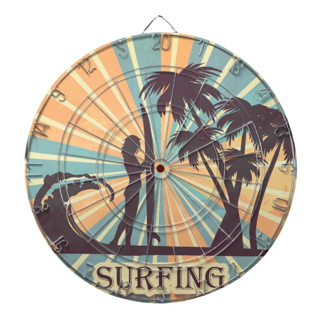 Tabla Dardos Surfer Girl (Frente)