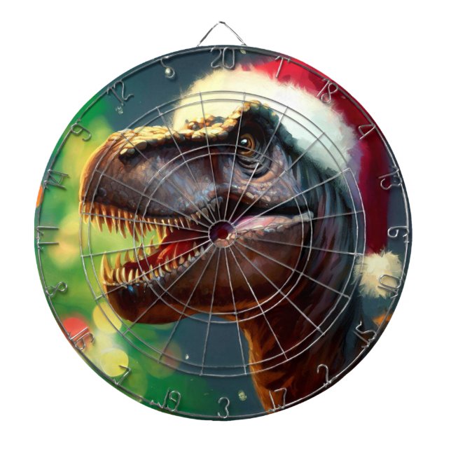 Tabla Dardos T-Rex Natal (2) (Frente)