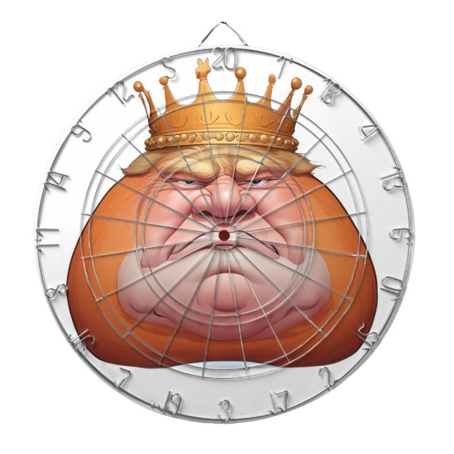 Tabla Dardos Tabuleiro de Dardos do Rei Trump IA (Frente)