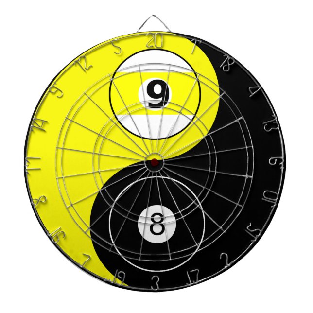 Tabla Dardos Tabuleiro de Design Billiard (Frente)