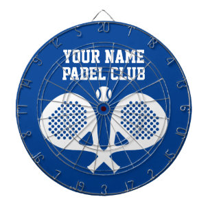 Tabla Dardos Tampa de jogador de padel personalizada com logoti