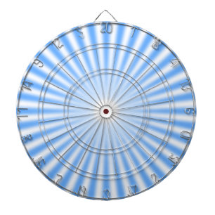 Tabla Dardos Tavolo de Dardos Raios Azul Claro e Branco
