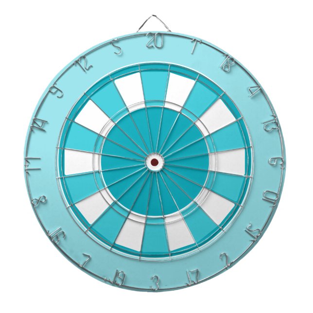 Tabla Dardos Teal e White Dartboard (Frente)