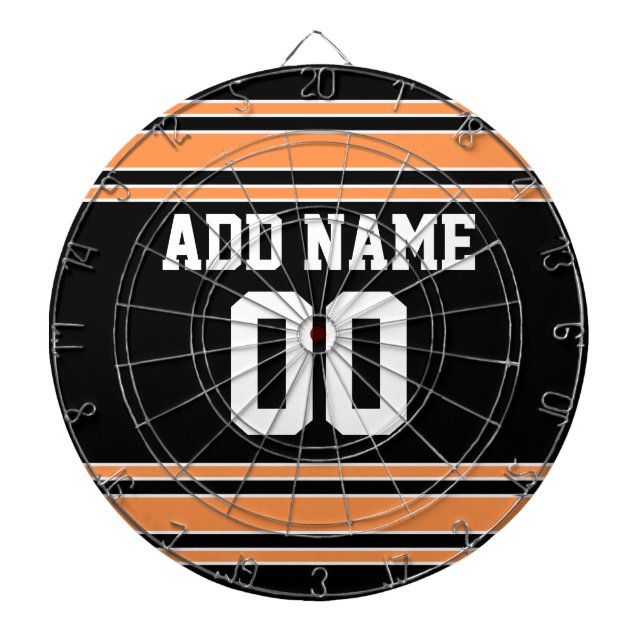 Tabla Dardos Team Jersey com nome e número personalizados (Frente)