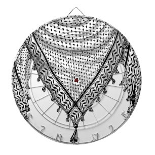 Tabla Dardos Tecido Tradicional do Keffiyeh Scarf Palestino