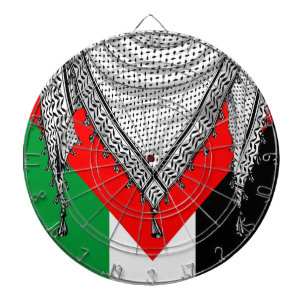 Tabla Dardos Tecido Tradicional do Keffiyeh Scarf Palestino