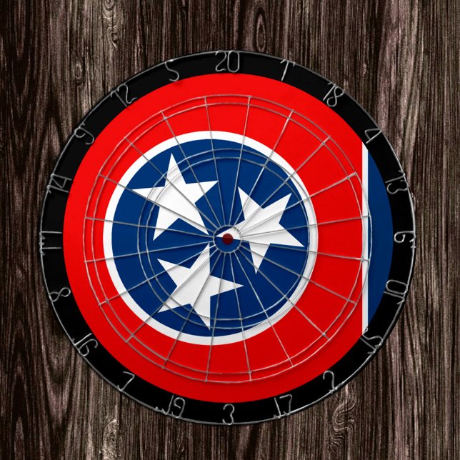 Tabla Dardos Tennessee Flag Dartboard & Tennessee / conselho de (Criador carregado)