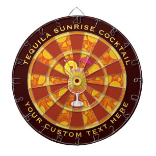 Tabla Dardos Tequila Sunrise Coquetel