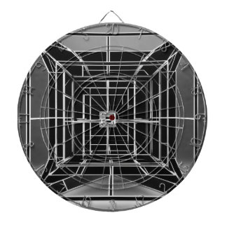 Tabla Dardos Tesseract taoista fractal três pontos de perspecti