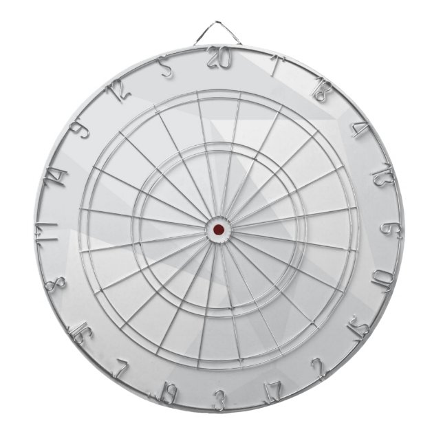 Tabla Dardos Teste padrão branco, simples, moderno, urbano, (Frente)