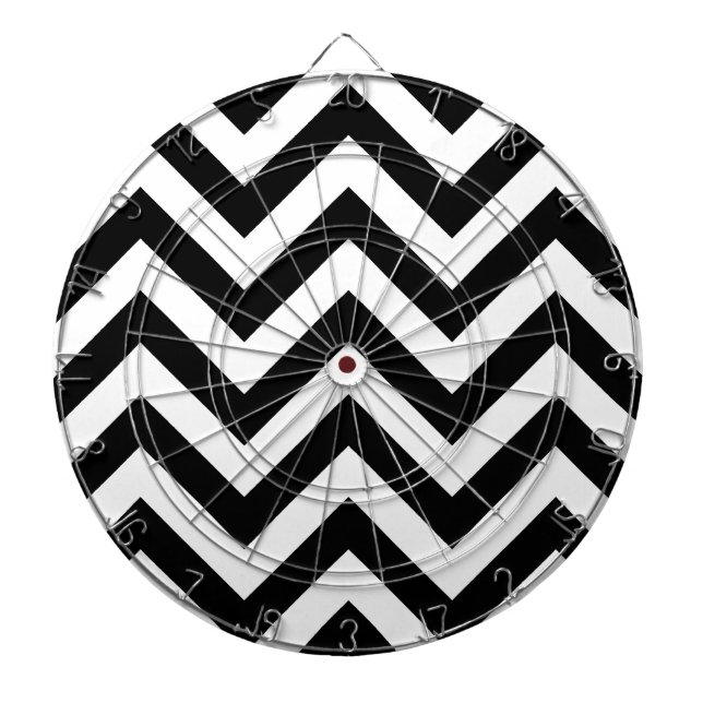 Tabla Dardos Teste padrão preto e branco das vigas do (Frente)
