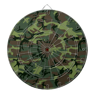 Tabla Dardos Teste padrão verde de Camo Brown da camuflagem