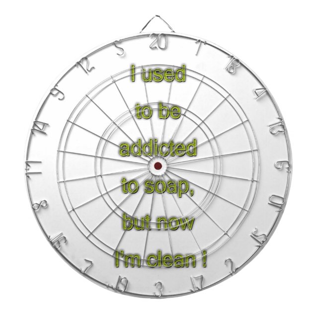 Tabla Dardos Texto engraçado do Soap (Frente)