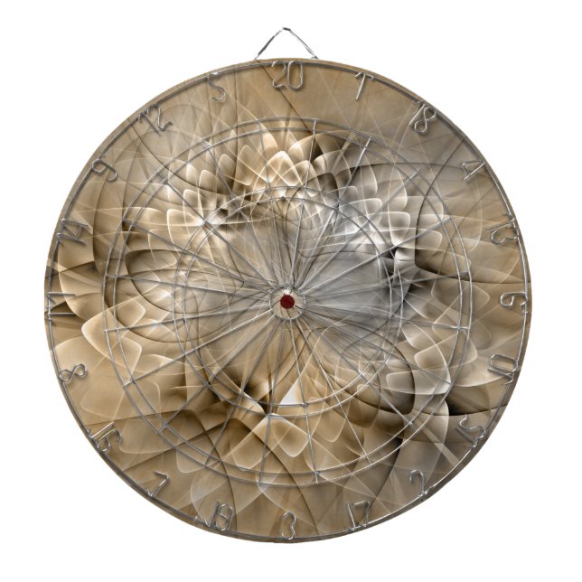Tabla Dardos Textura de Arte Fractal Moderna Abstrata Tons da T (Frente)