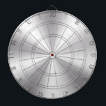 Tabla Dardos Textura Metálica de Cinzas de prata<br><div class="desc">Uma moderna e moderna textura metálica brilhante de cinzas prateadas.</div>