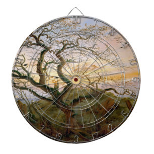 Tabla Dardos The Tree of Crows (por Caspar David Friedrich)
