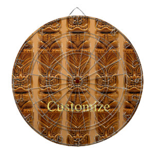 Tabla Dardos Thunder_Cove da Escultura Tiki Dourada