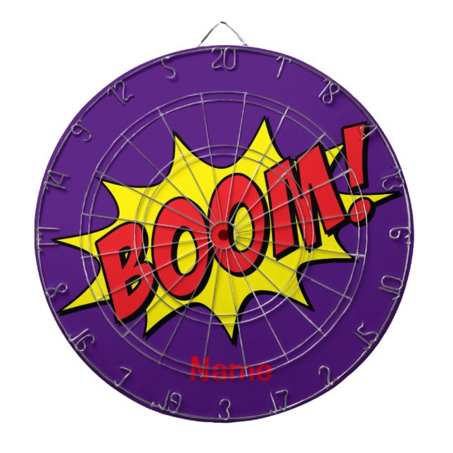 Tabla Dardos Thunder_Cove do Boom do Cartoon (Frente)