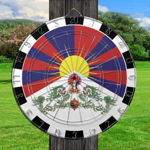 Tabla Dardos Tibet Dartboard, conselho de jogos, Bandeira Tibet
