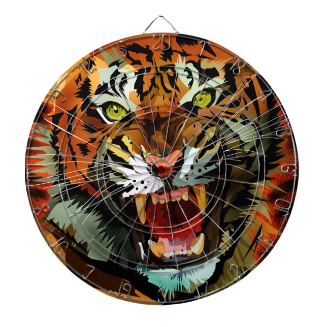 Tabla Dardos Tiger Roar (Frente)