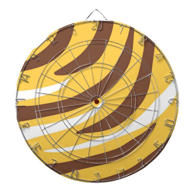 Tabla Dardos tigre abstrato art (Frente)