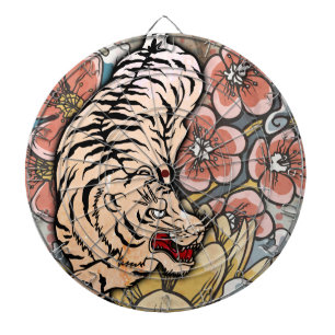 Tabla Dardos Tigre Branco