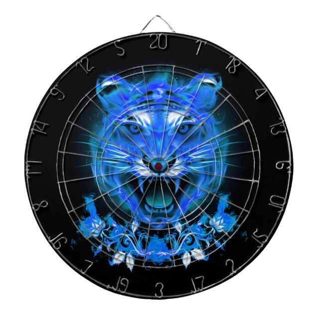 Tabla Dardos Tigre de Fogo Azul (Frente)
