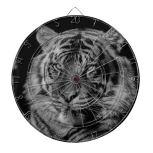 Tabla Dardos Tigre preto e branco