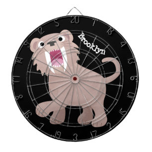 Tabla Dardos Tigre Smilodon de Tigre de Saber