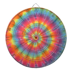 Tabla Dardos Tintura espiral Trippy do laço