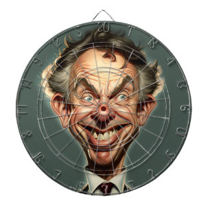 Tabla Dardos Tony Blair Dartboard