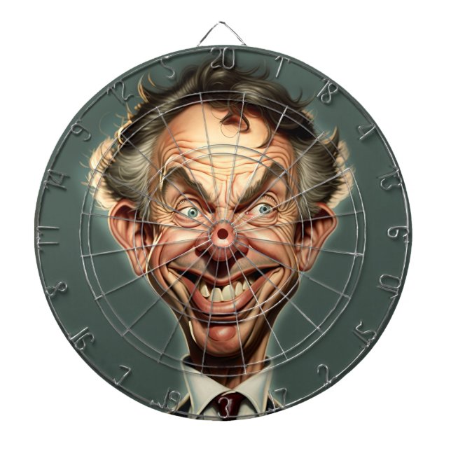 Tabla Dardos Tony Blair Dartboard (Frente)