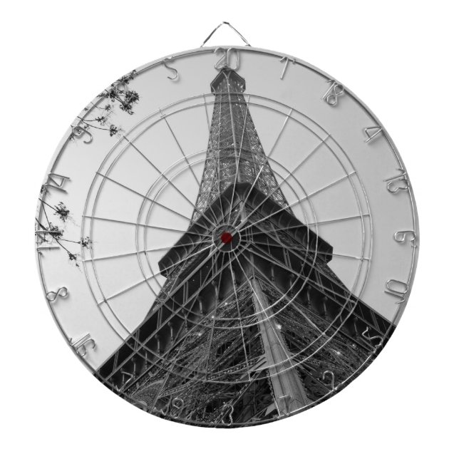 Tabla Dardos Torre Eiffel b/w (Frente)